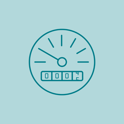 Water meter leak icon