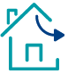 icon of house with arrow pointing out