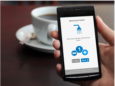 Phone showing saving money calculator