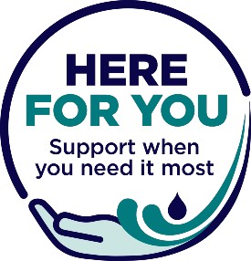 Here For You logo
